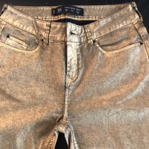 ZARA GOLD JEANS